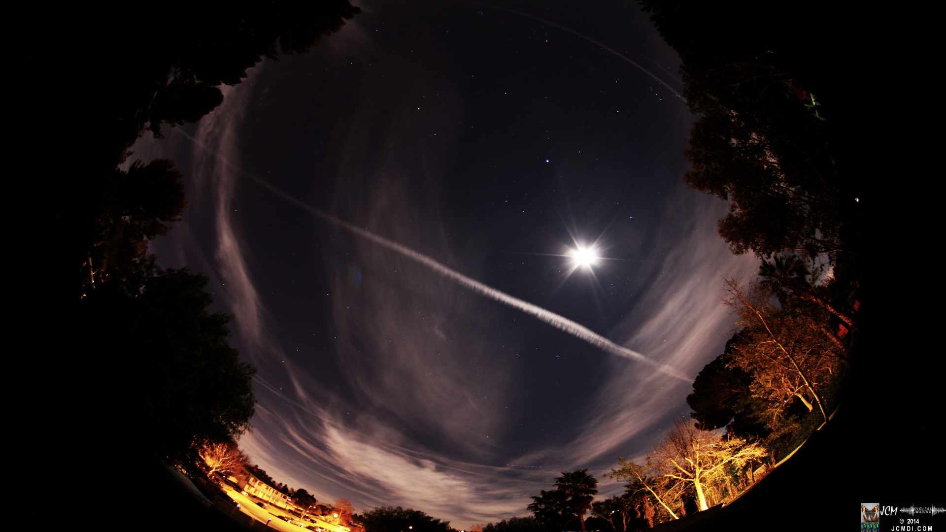Tokina Fisheye Moon Trail Skies